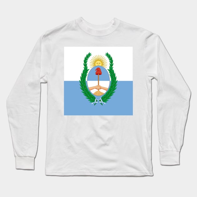 Flag of Mendoza Province (Argentina) Long Sleeve T-Shirt by Ziggy's